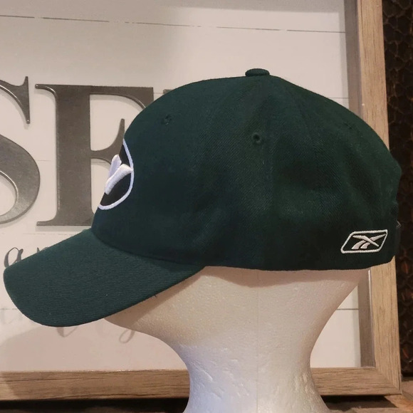 Reebok NFL Team Apparel New York Jets Adjustable Hat Cap Green - Picture 6 of 11